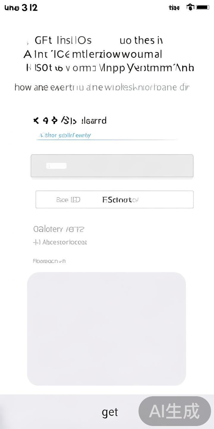 点击“获取”按钮，系统会提示进行验证。可通过苹果I