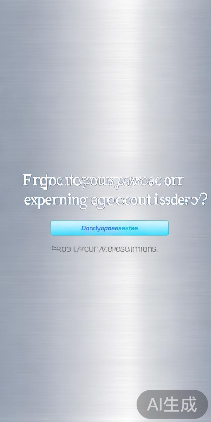 在实际操作过程中，用户可能会遇到忘记密码或账号异常